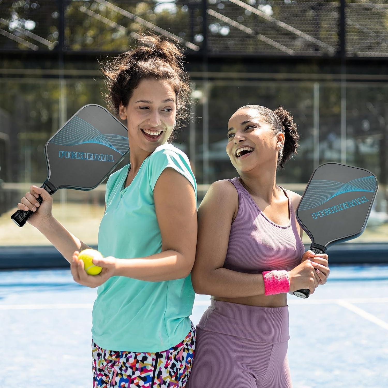 Pickleball Paddle, T700 Carbon Fiber Surface & Honeycomb Core, Pickleball Paddle